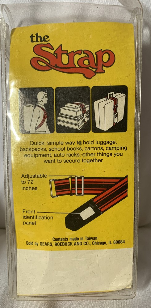 Vintage Rainbow Luggage 72” Strap