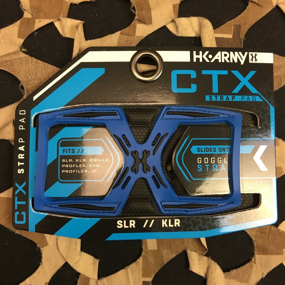 New HK Army Universal CTX Goggle Strap Pad - Blue/Black