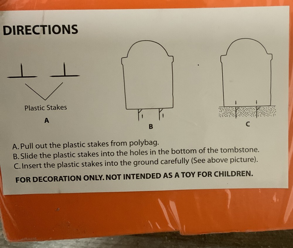 💀 Hyde & EEK! 18pc Cemetery Kit - Halloween Decor 🆕