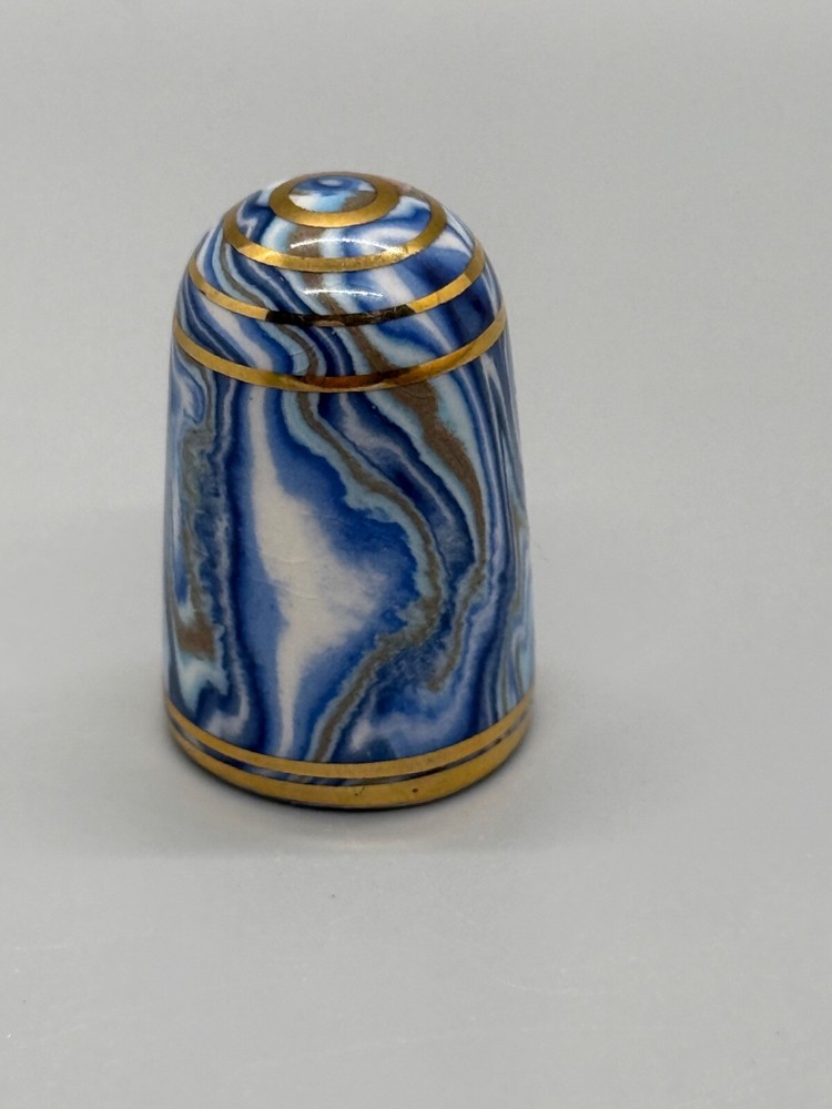 BOUCHET ORIGINAL AGATEWARE THIMBLES JERSEY BRITISH ISLES