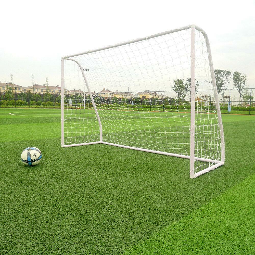 8' x 5' Soccer Goal With Net Strong Straps Anchor Large Soccer Goal Sports