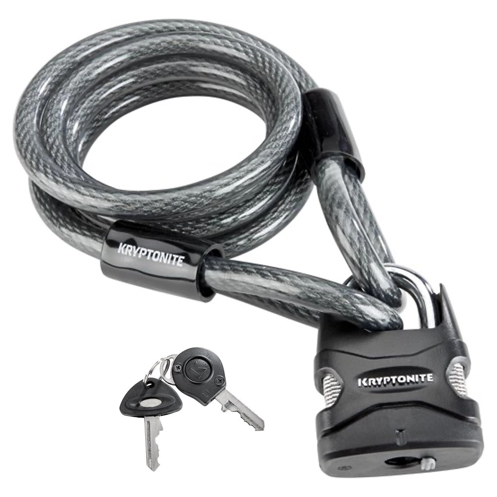 Kryptonite Double Loop Cable & Padlock Bicyce Lock