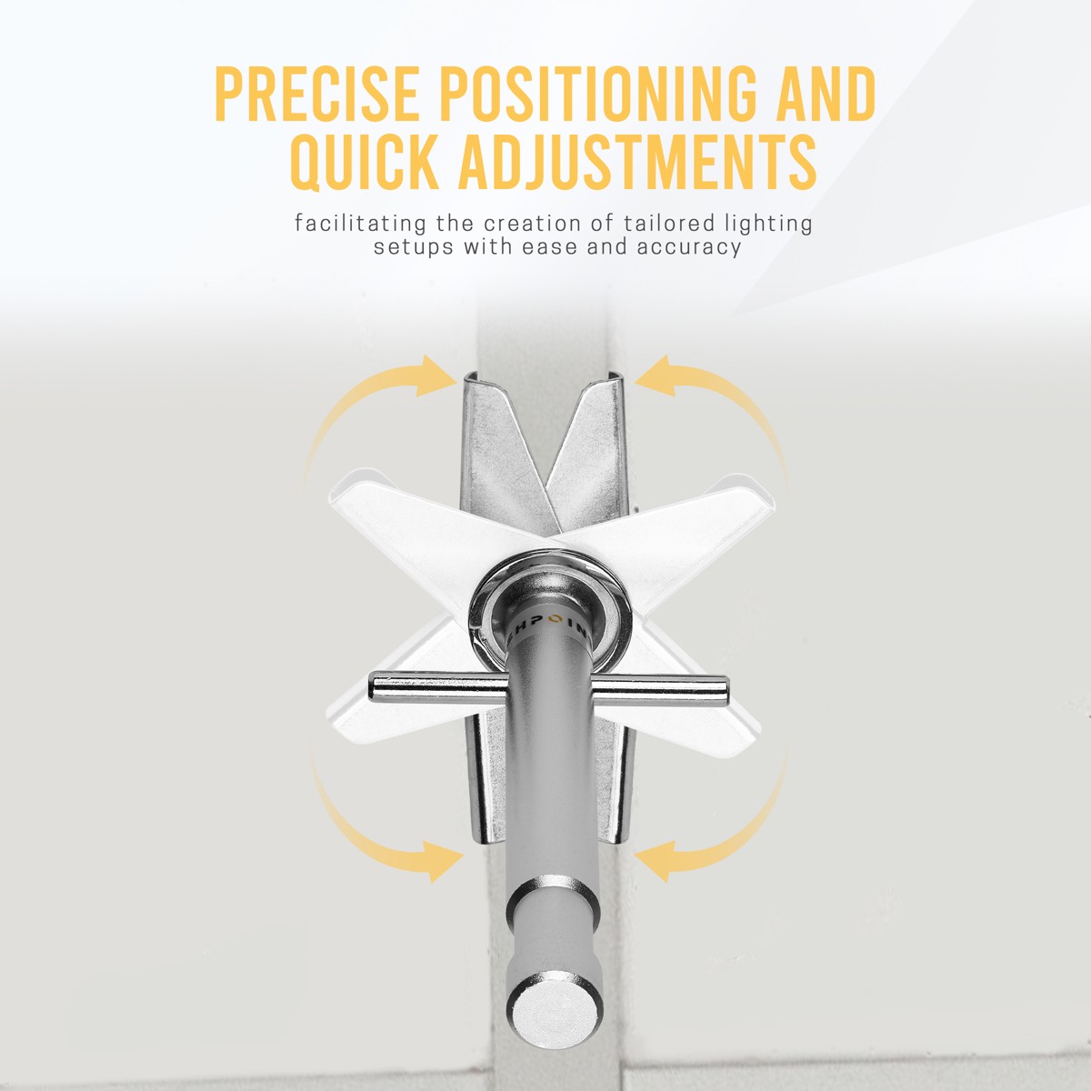 Flashpoint Drop Ceiling Scissor Clamp with Baby (5/8") Pin #DC-BP-S