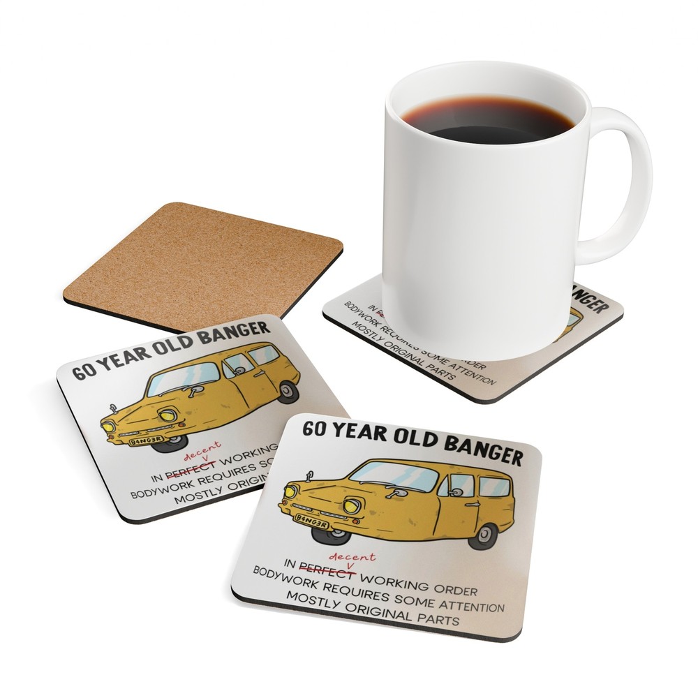 Corkwood Coaster Set