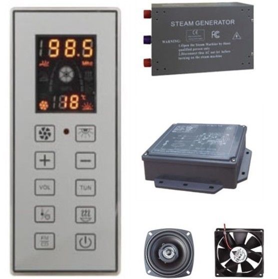 good KL-903 Steam Room Controller 3KW Generator+Control Panel+Fan+speaker