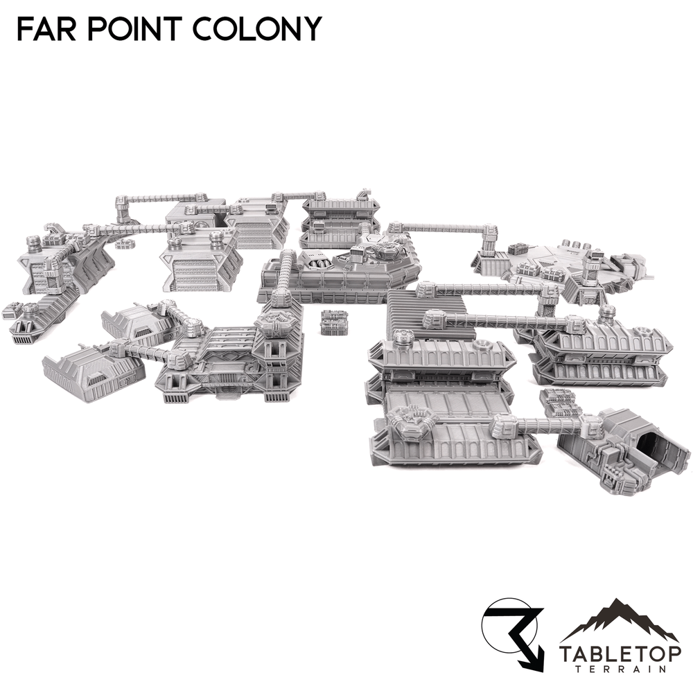 Farpoint Colony TechScape - 6mm - Small Scale Mech Wargames 6mm 8mm
