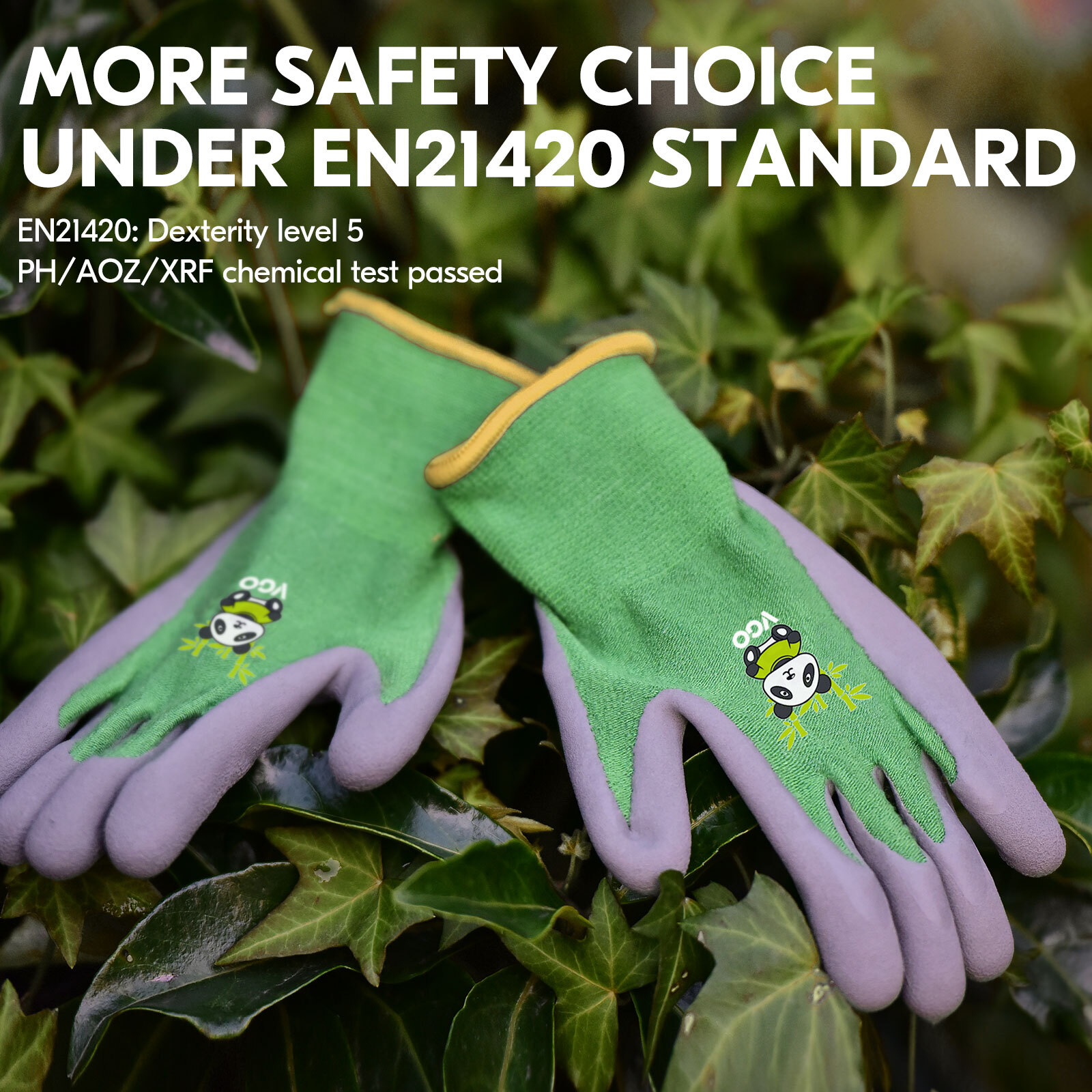 Vgo 1/2Pairs Kids' Gardening Gloves, Working and Outdoor Gloves (KID-RB6026)