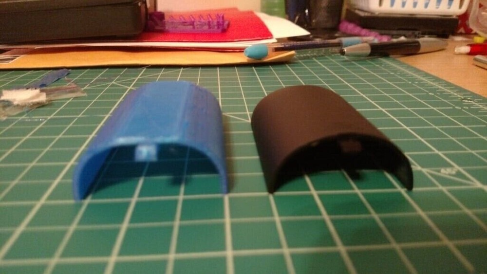 3D Printed Battery Cover for Roku 3 Remote