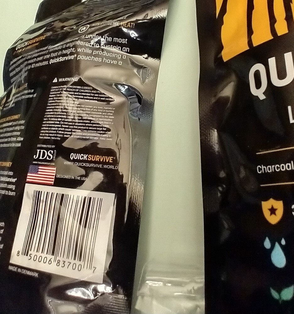 *Mega Lot!* Quick Survive Fire Starter Pouches Waterproof Proprietary Formula ++