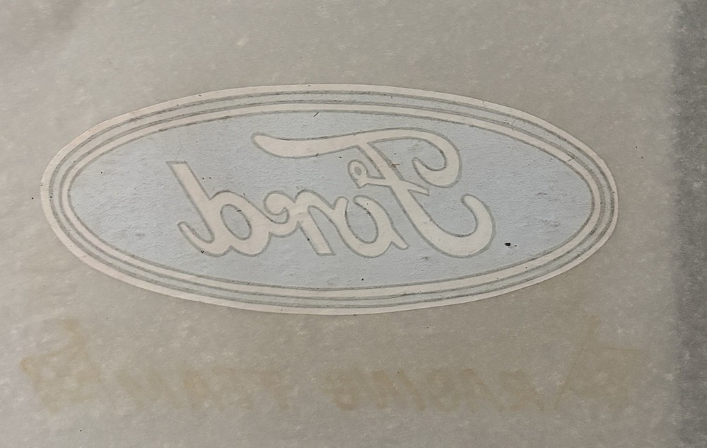 Original Vintage 1970s Ford Iron On Transfer