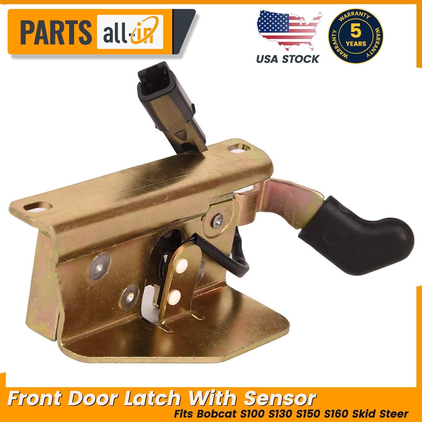 7109661 Bobcat Front Door Latch With Sensor S100 S130 S150 S160 Skid Steer
