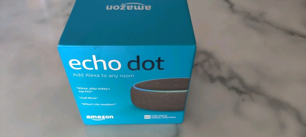 Echo Dot (3rd Gen) | Smart speaker with Alexa | Charcoal#19