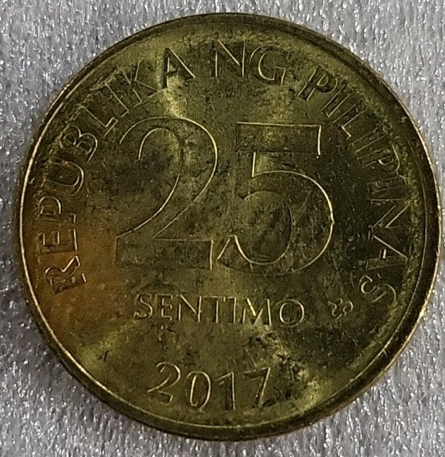 2017 Philippines 25 sentimos *D183
