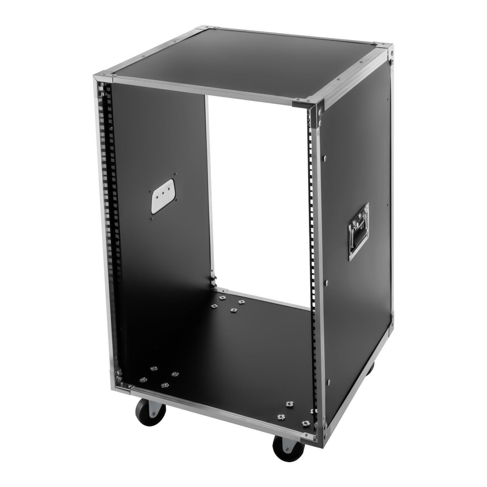 16U Open Frame Server Cabinet Rolling Network Rack Audio Studio Video Enclosure