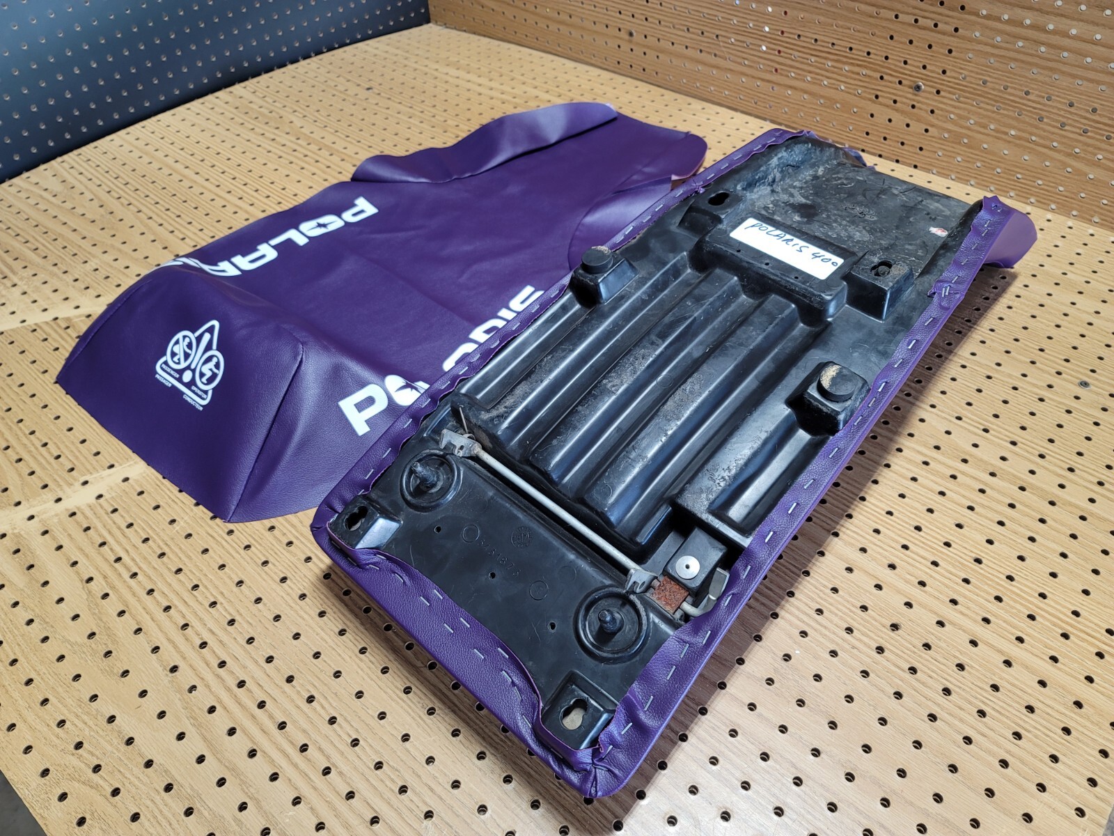 POLARIS SCRAMBLER 250 400 500 SEAT COVER 1995 TO 2003 (PURPLE) [P*-35]