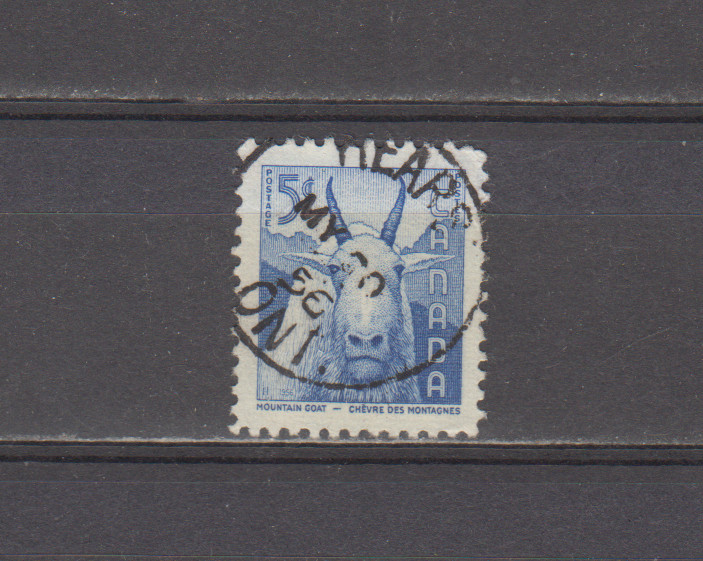 CANADA 1956 - USED - SCOTT # 361  ANIMALS