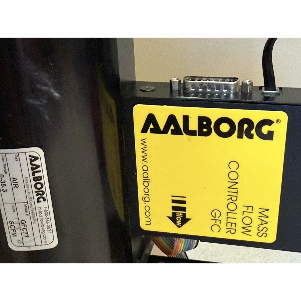 AALBORG Air Mass Flow Controller Meter Flow Range 0-35.3 Model GFCS-013829