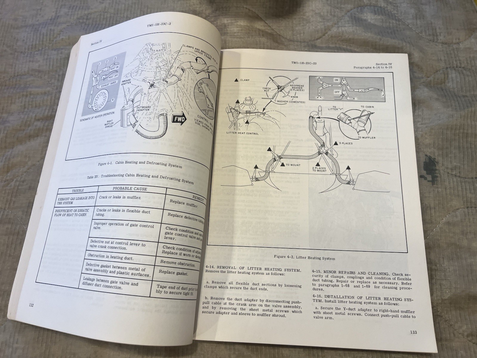 Hiller H-23C Raven Helicopter Maintenance Instruction Manual - Jan 1961