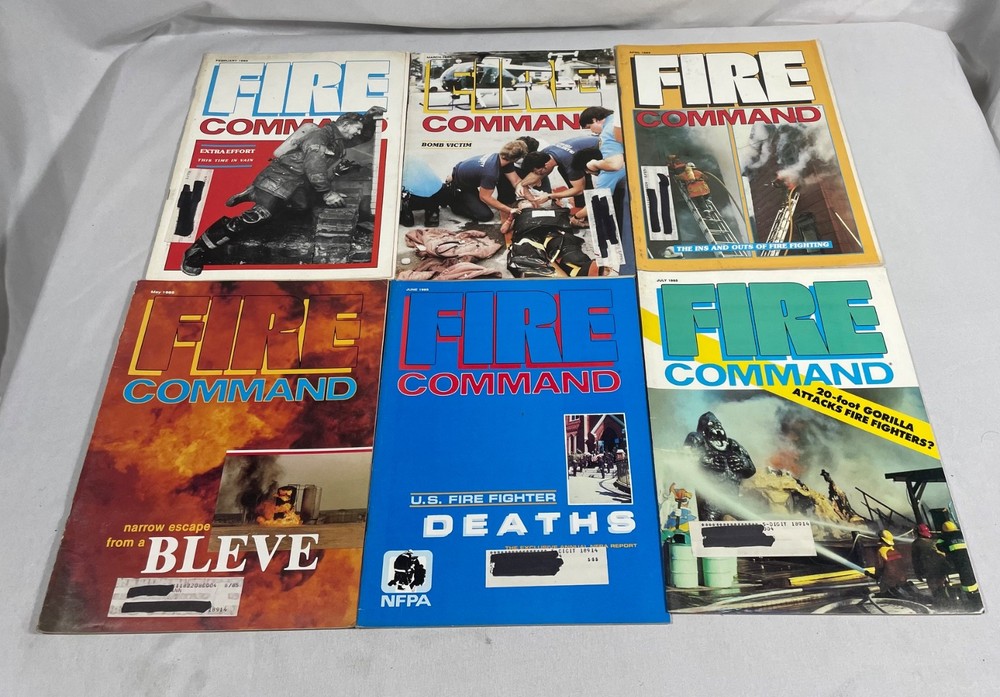 FIRE COMMAND magazine 11 issues from 1985