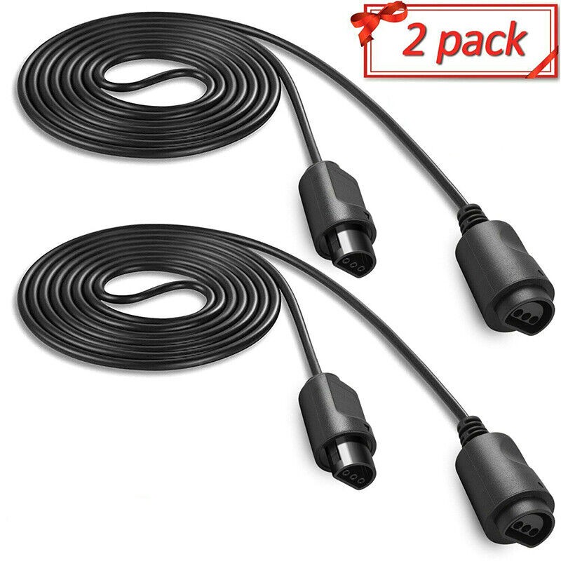 2PCS Extension Cable Cord Line for Nintendo 64 Controller N64 Game Console A