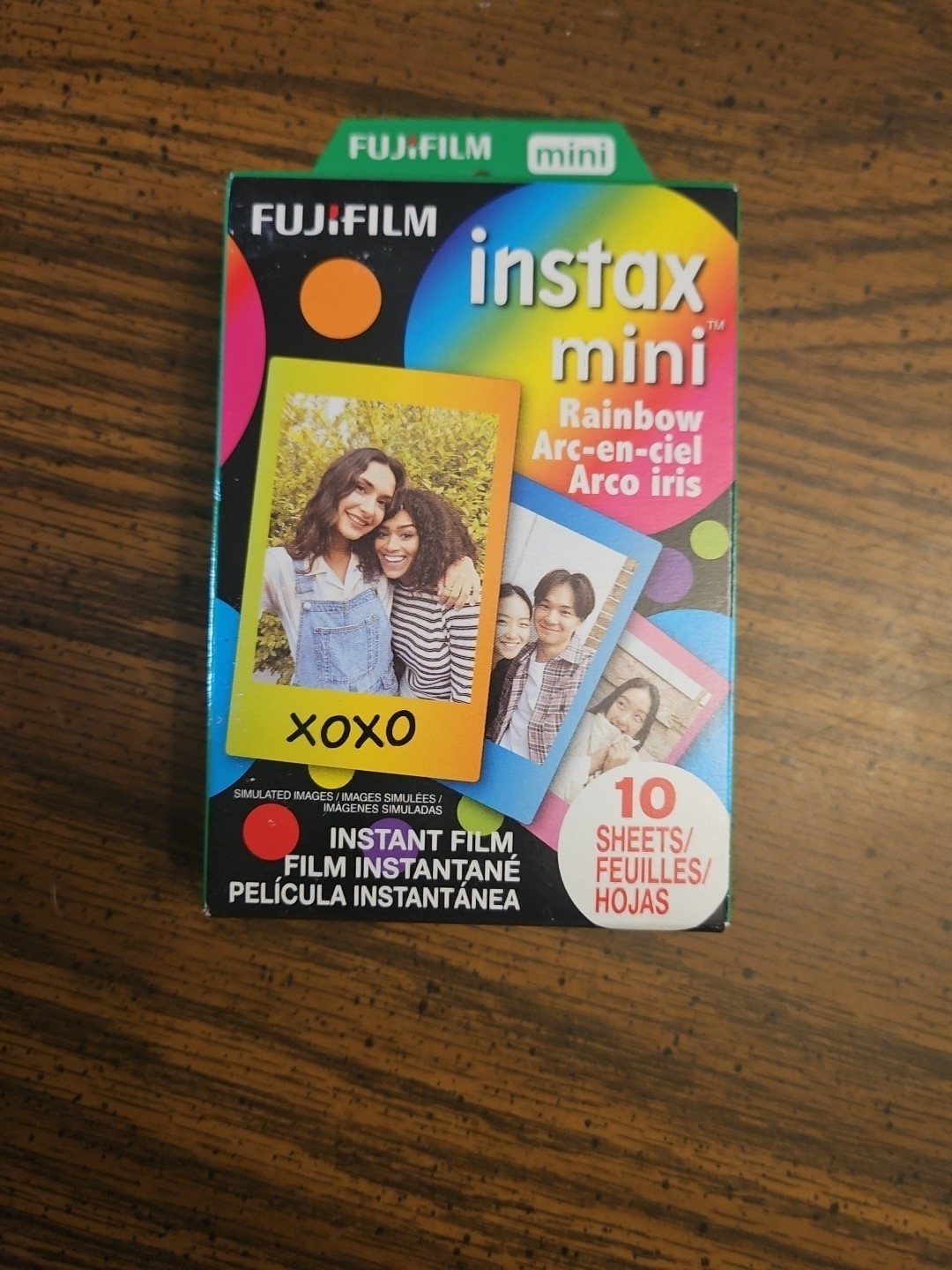Fujifilm INSTAX Mini Instant Film (Rainbow) - 10 Sheets Sealed