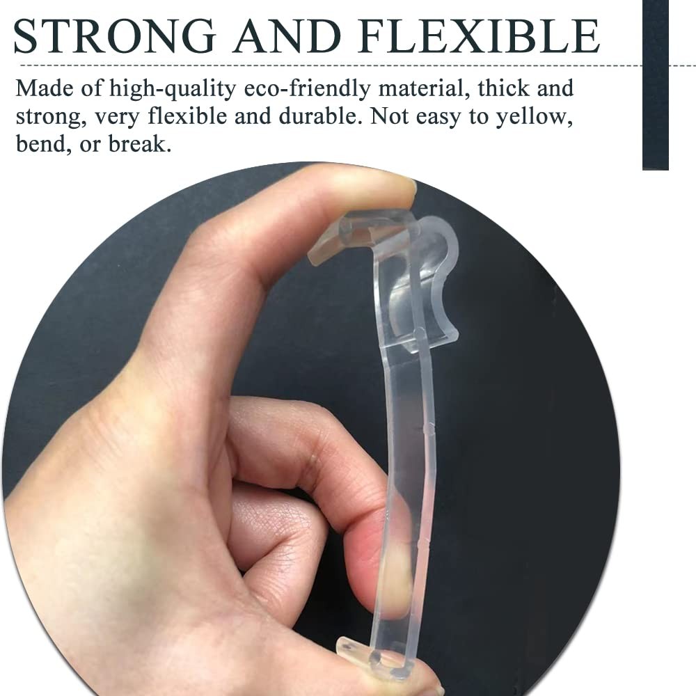 3 Inch Clear Plastic Valance Clips for Horizontal Blind 3inch,