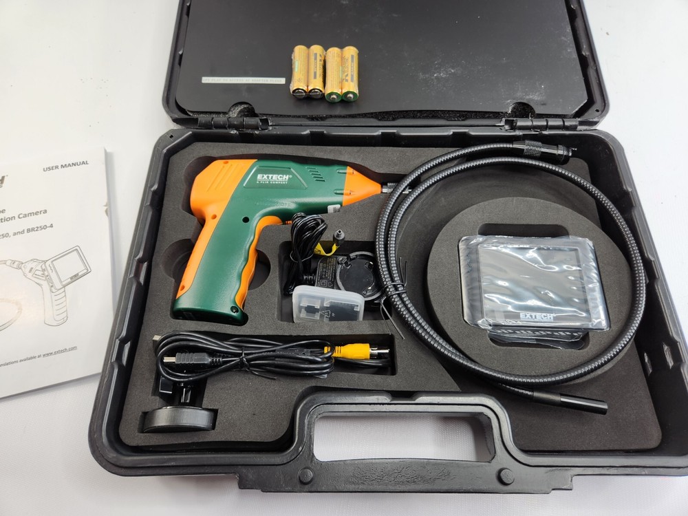 Extech BR250 - Video Borescope / Wireless Inspection Camera With 3 Foot Cable