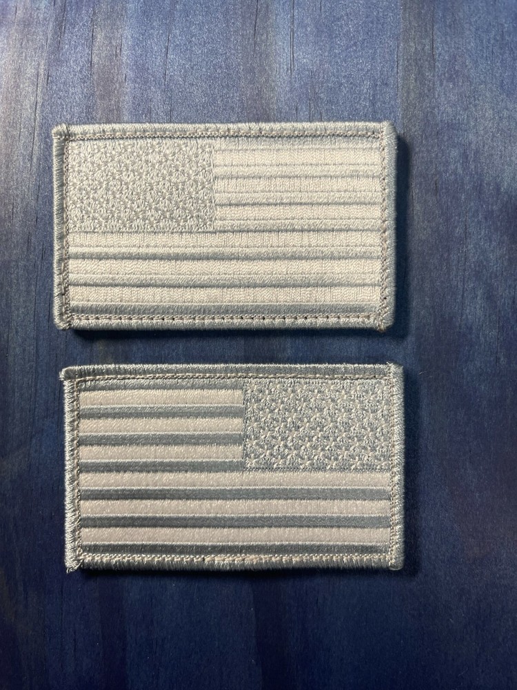 Subdued American Flag Patch for Kryptek Yeti Snow Camo