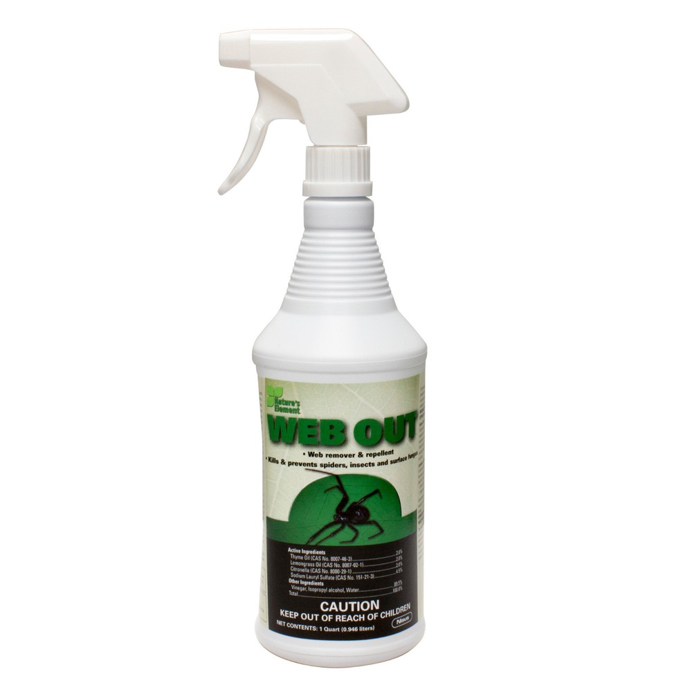 Web Out Spider Spray Spider Eliminator Destroyer 1 QT Web Out Cobweb Eliminator