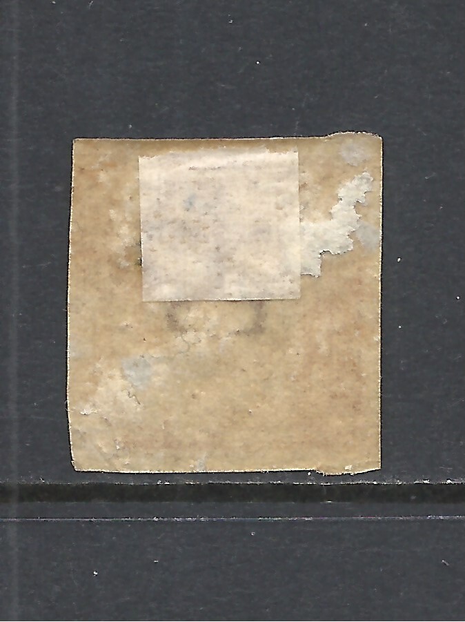 DENMARK SCOTT 4 USED FINE - 1854 4s BROWN ISSUE - ROYAL EMBLEMS