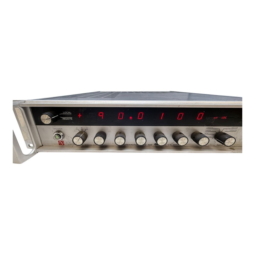 ELECTRONIC DEVELOPMENT CORP (EDC) MODEL 521 DC CALIBRATOR