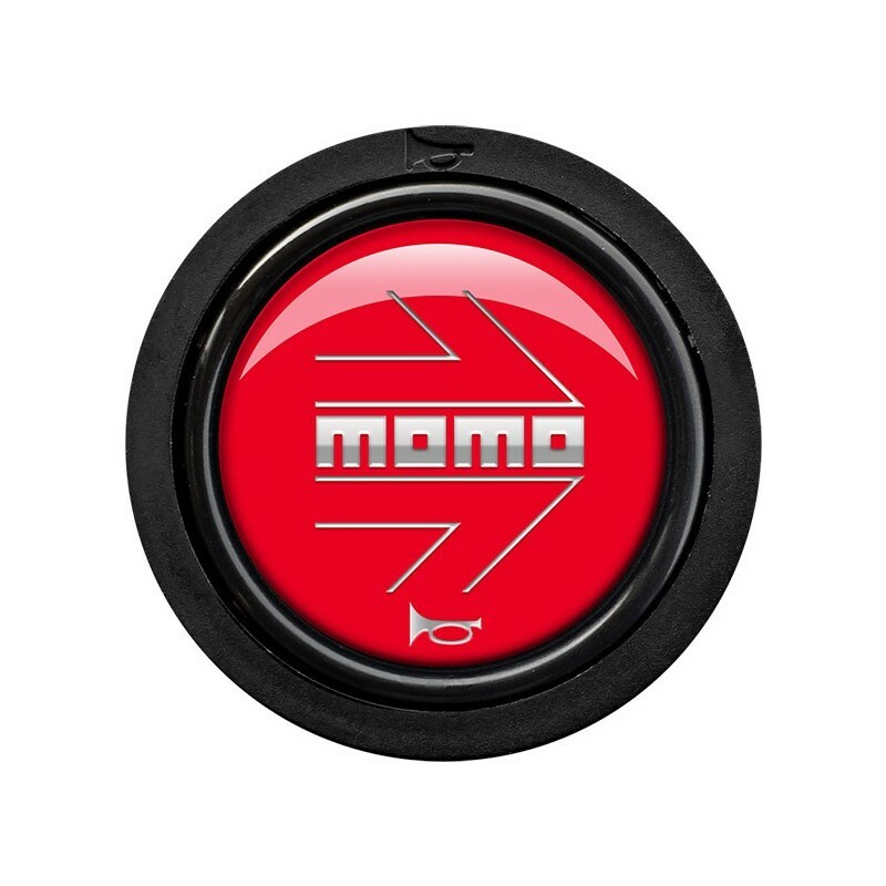 MOMO Steering Wheel Horn Button Red