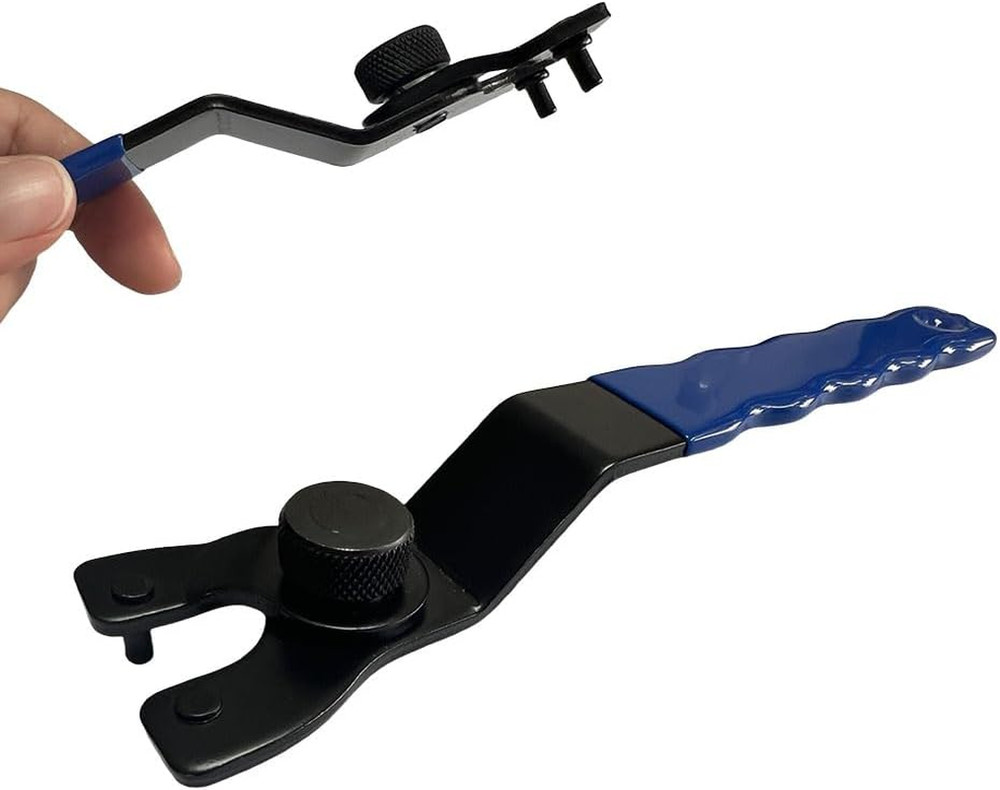 Universal Adjustable Grinder Spanner Wrench，Lock-Nut Grinder Wrench for 4 ",5",