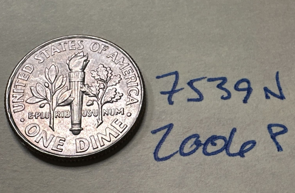 2006 (P) US Roosevelt Dime 10c 7539N