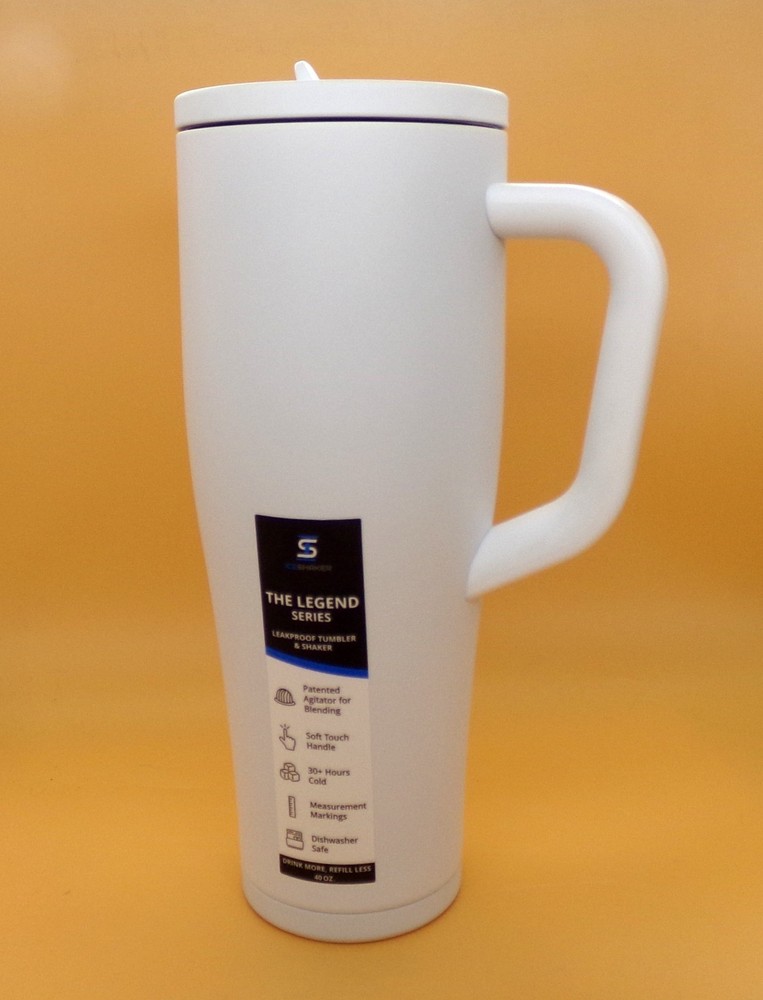 40 oz White Legend Ice Shaker - New In Box