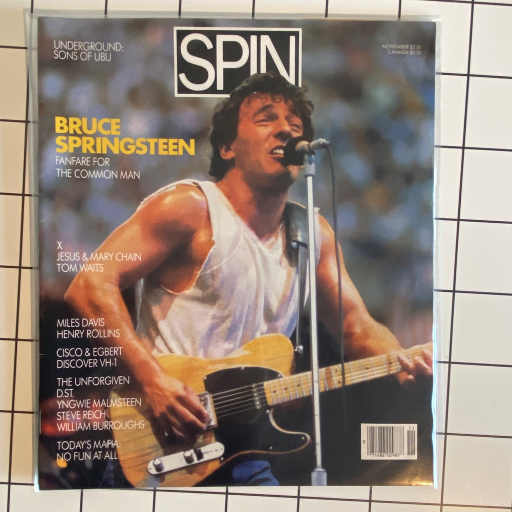 Spin Magazine November 1985 Bruce Springsteen