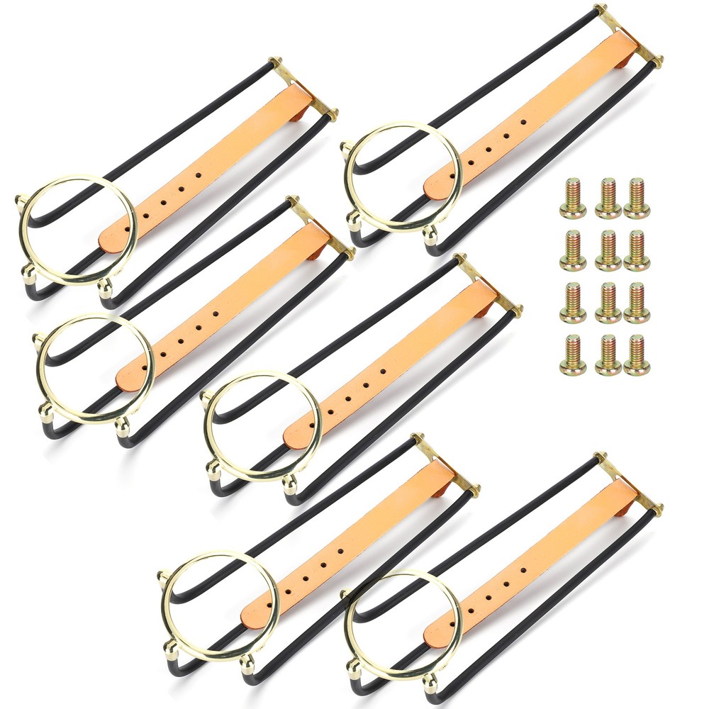 6Pcs Billiard Table Ball Falling Rail Pocket Snooker Pool Bronze Messing FF