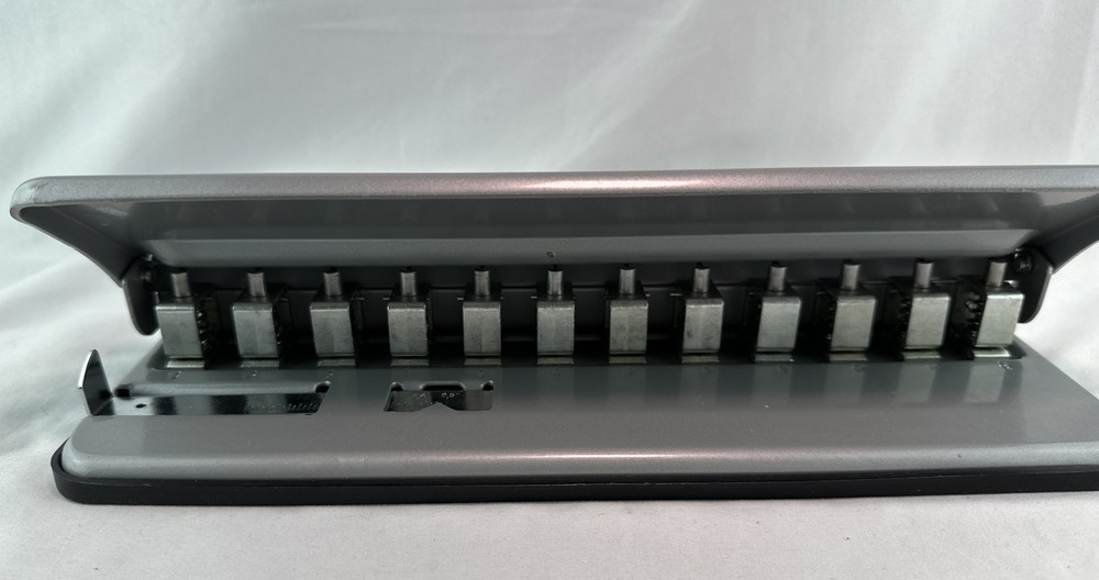 TUL Custom Note-Taking System Discbound 12-Hole Punch Silver Heavy Duty