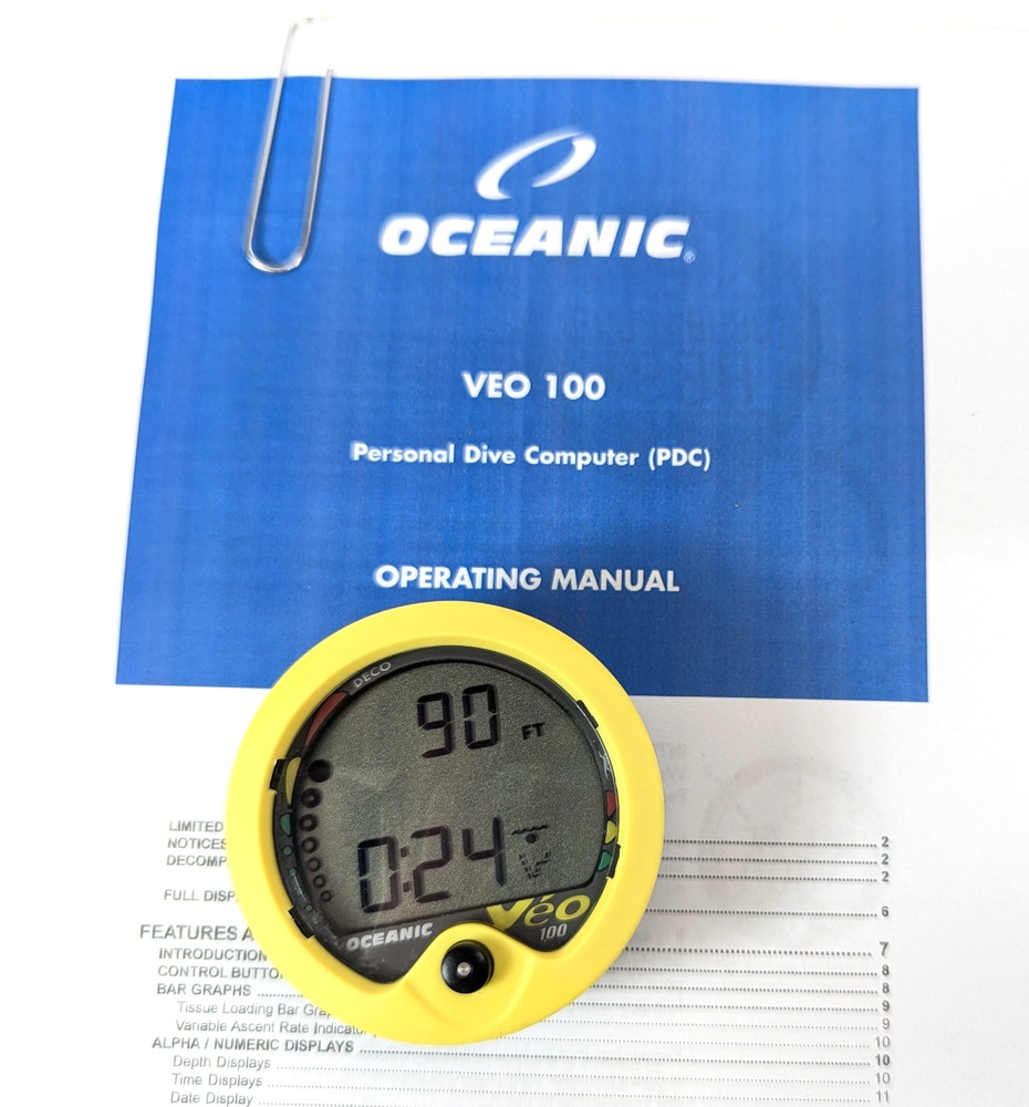Oceanic Veo 100 Scuba Dive Computer Puck Module Diving Veo100 Diving #5700