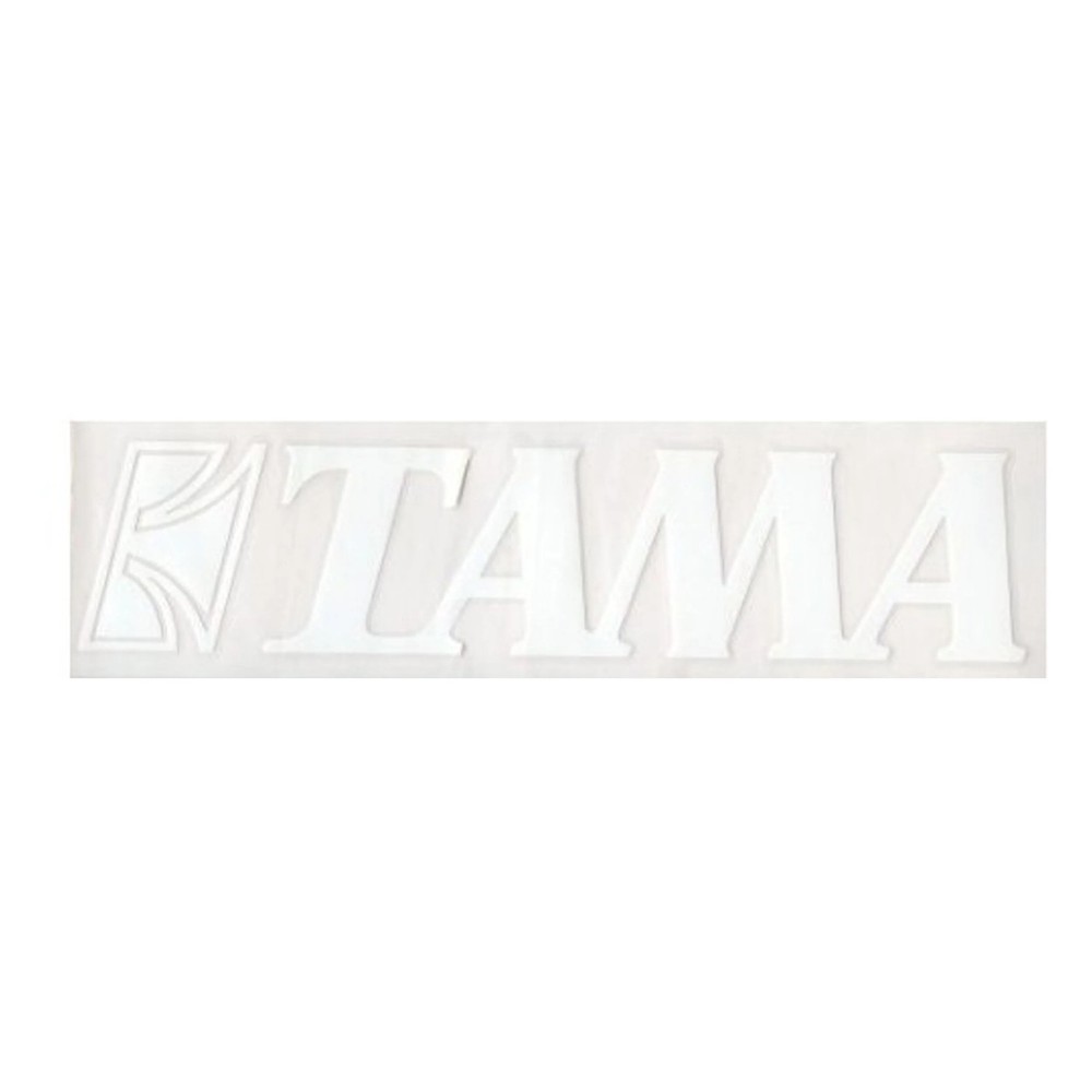 Tama Logo Sticker - White