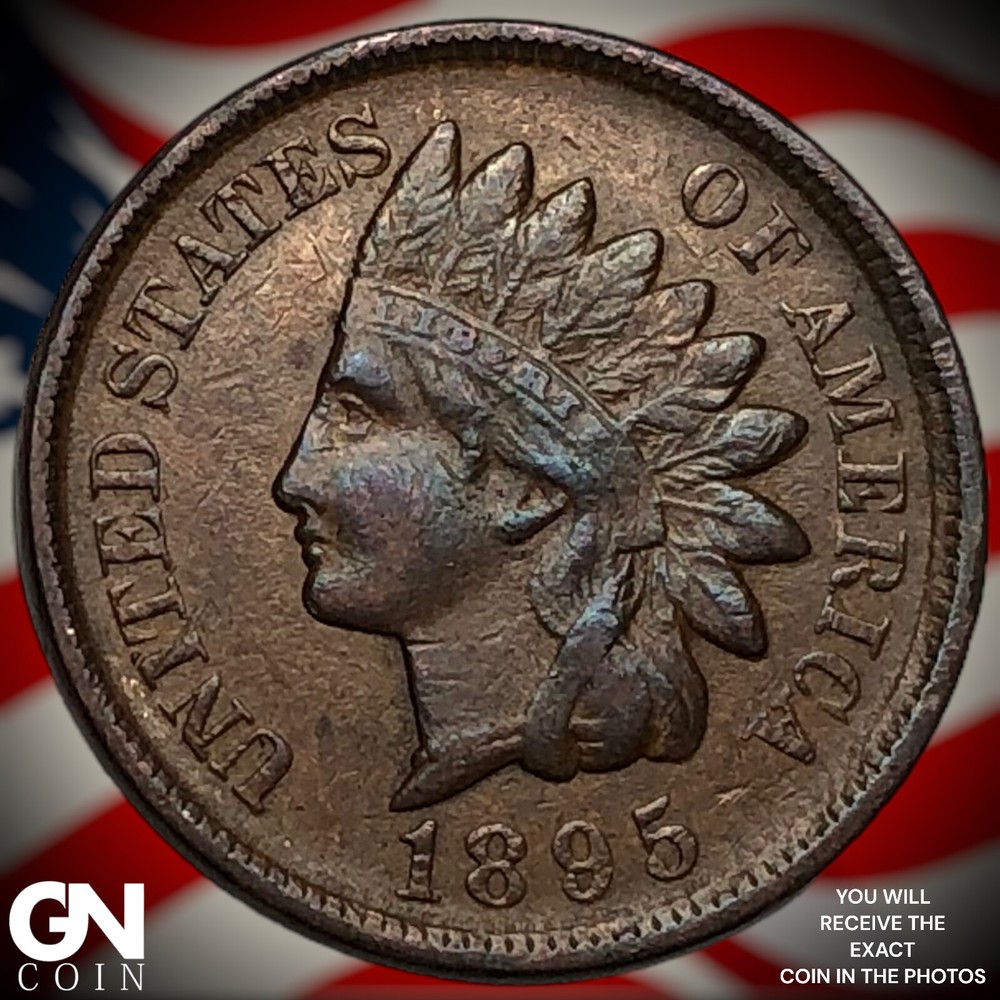 1895 Indian Head Cent Penny M7533