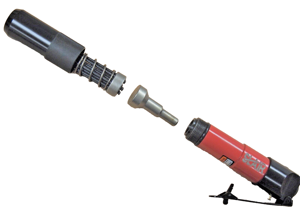 12" Air Pneumatic Compact Needle Scaler 5000BPM 12 Needles Remove Paint Rust