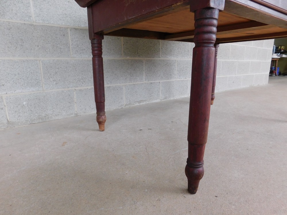 Antique 19th Century Tavern Work Dining Table