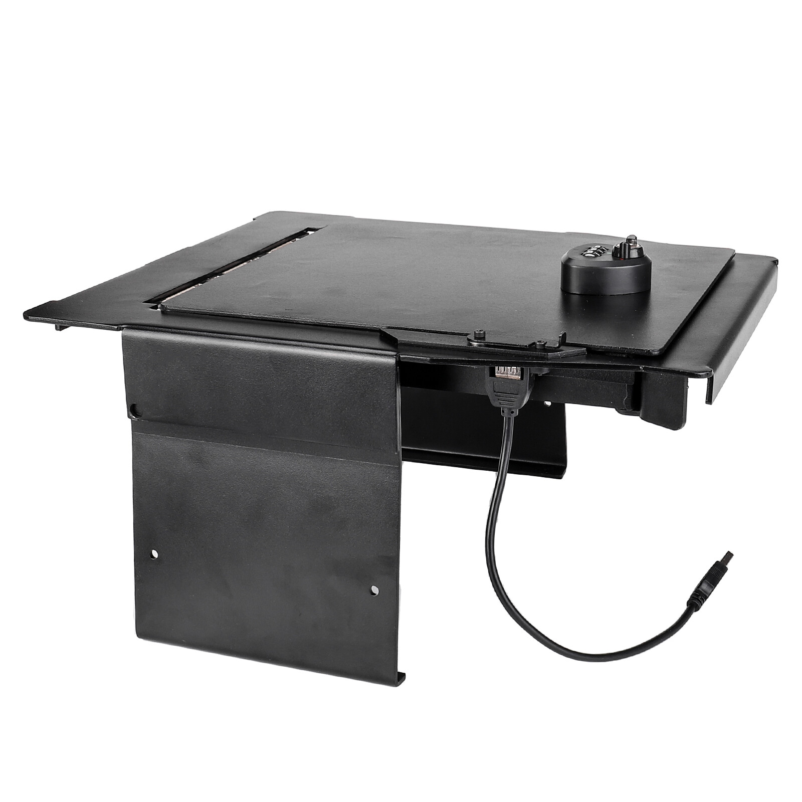 Center Console Safe Vault STORAGE For Ford 15-20 F150 17-21 F250 F350 Super Duty