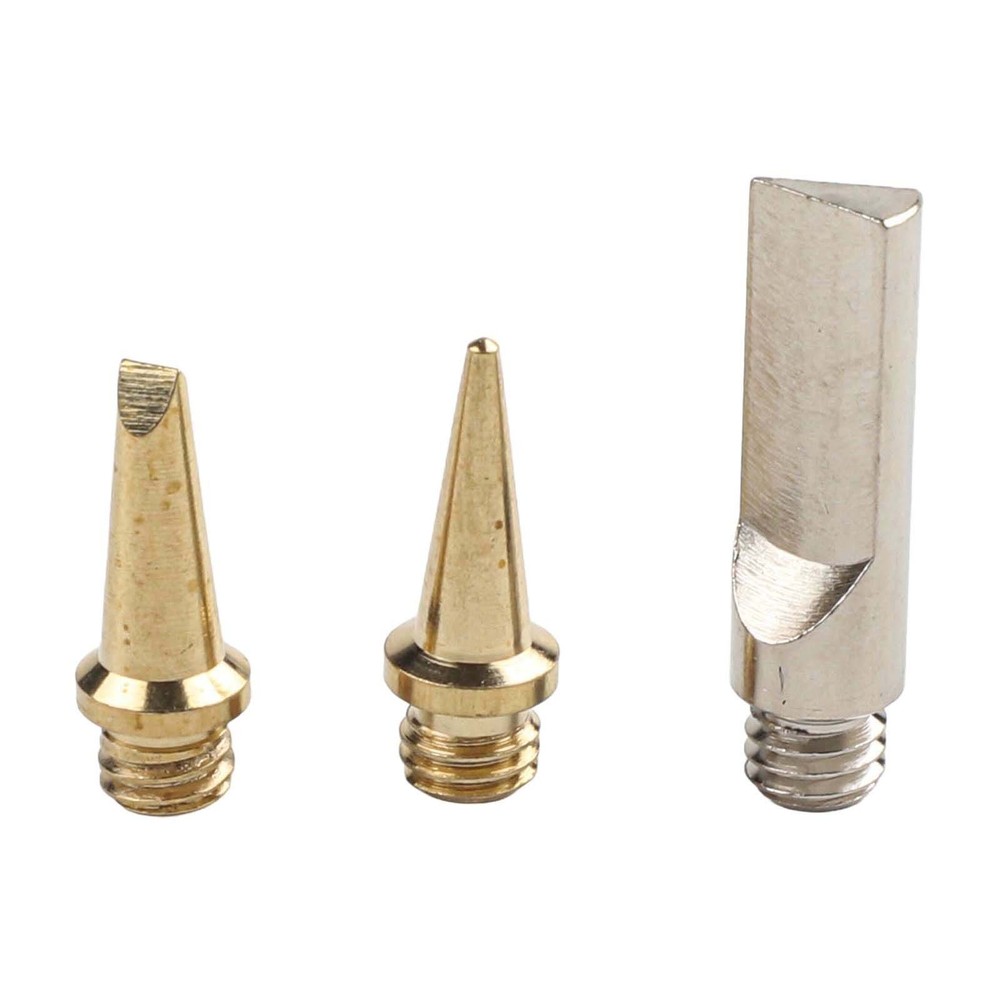Portable 6PCS Metal Soldering Iron Tips for Efficient Welding Projects
