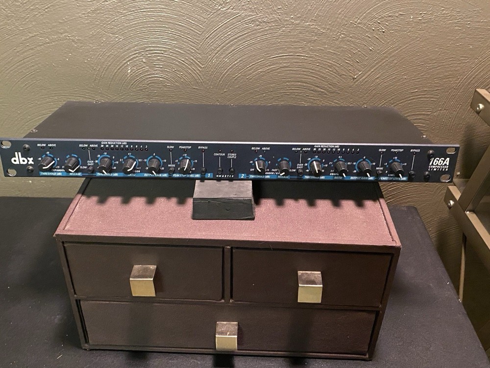 DBX 166A 2-Channel Compressor/Limiter