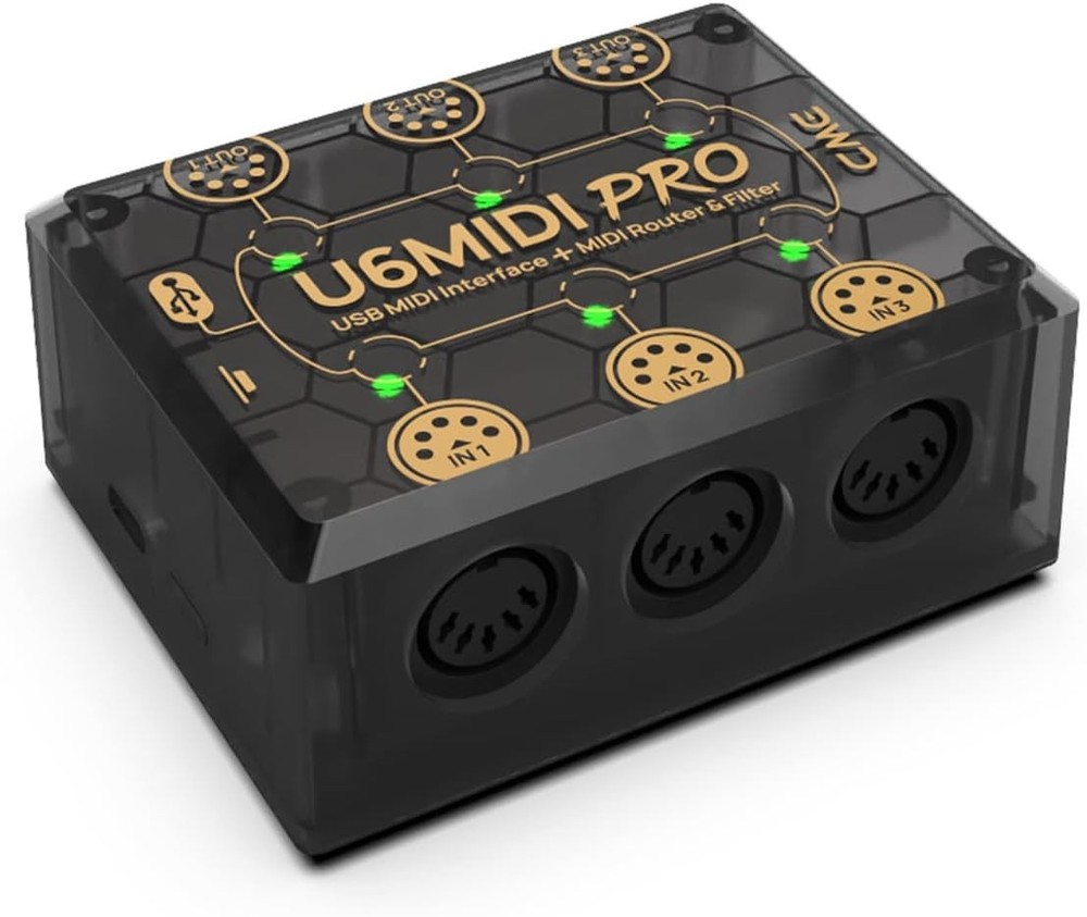CME U6MIDI Pro - MIDI Interface with Router, Mapper, and Filter -...