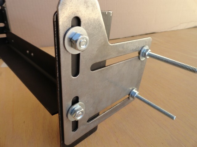 Bed Frame Headboard, Footboard, Rail Bracket Modification Plates + ALL Hardware 