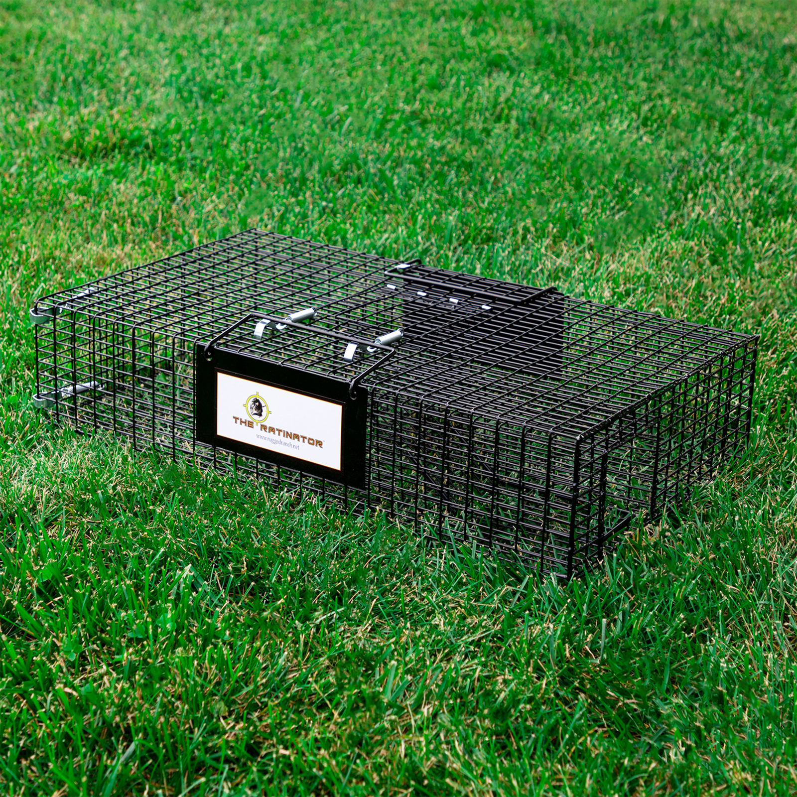 Rugged Ranch RATTR Ratinator Live Rat Squirrel Chipmunk Metal 2 Door Trap Cage