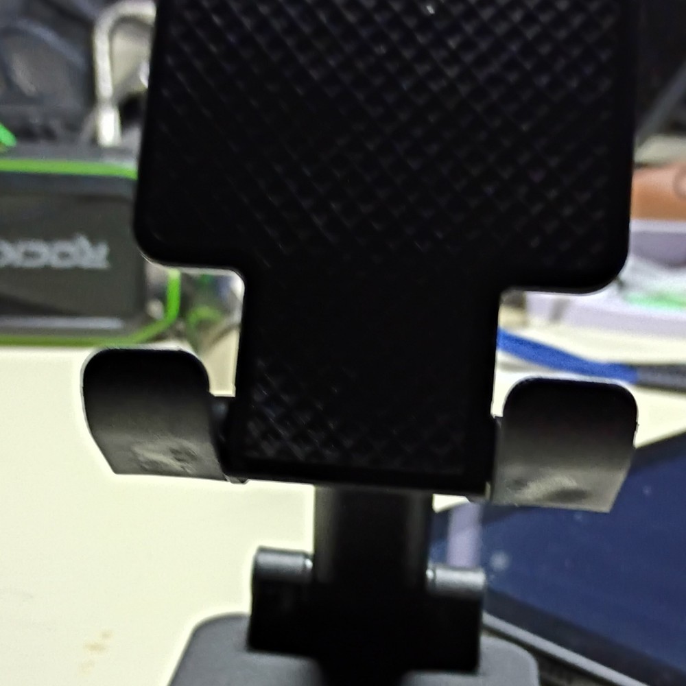 Adjustable Freestanding Black Desktop Stand for Tablet & eReader, Rigid Plastic